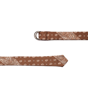 Brown Tie Belt