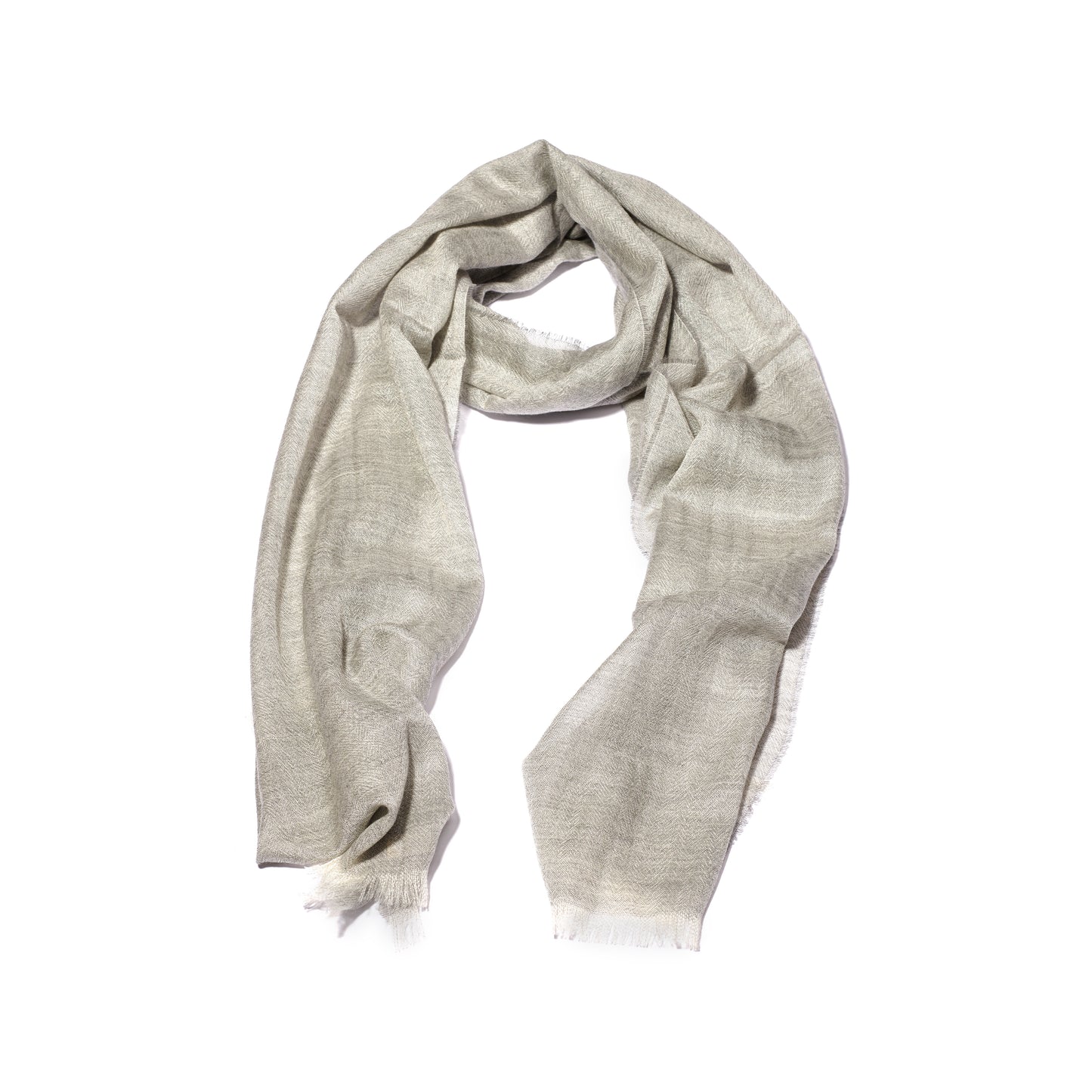 Gray Silk Scarf